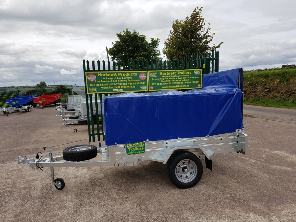 PVC Tarpaulin Trailer Cover Available with our Single Axle Trailers